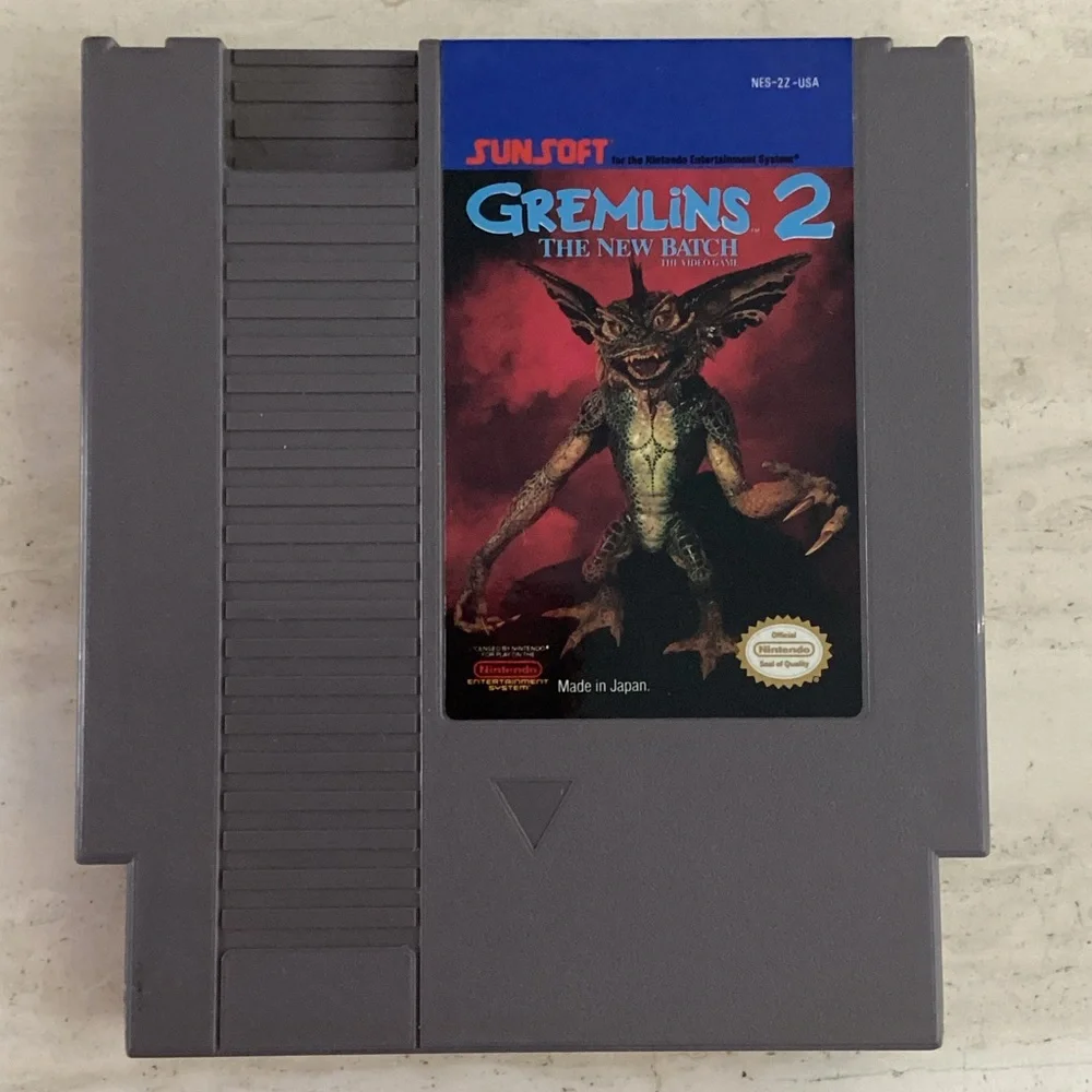 Gremlins 2 The New Batch NES Game Nintendo Entertainment System